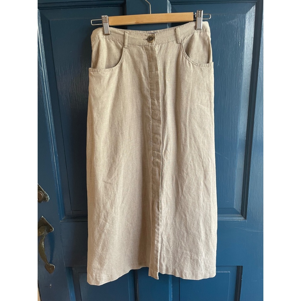 GAP Linen Maxi Skirt with Pockets